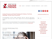 Tablet Screenshot of colourandtrends.com